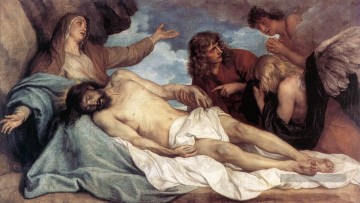 baroque peintre - La Lamentation du Christ Baroque biblique Anthony van Dyck
